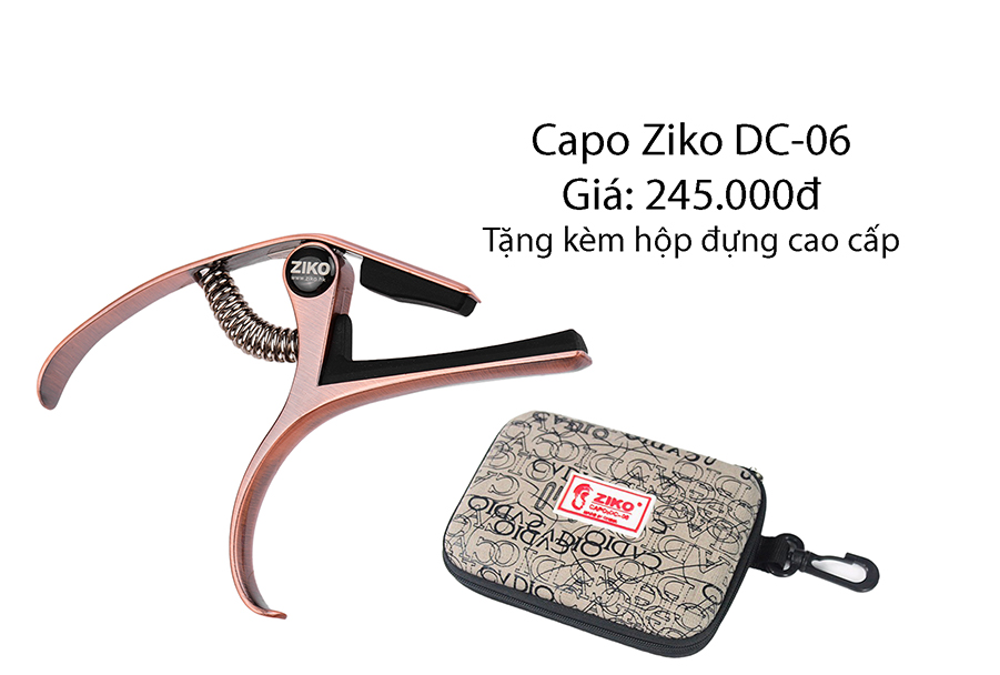 Capo Ziko DC-06 ( màu đồng)